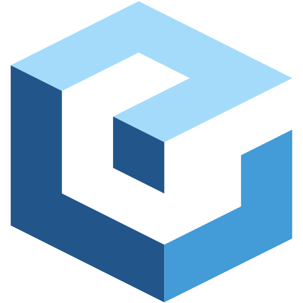 e3 Logo Bildmarke blau